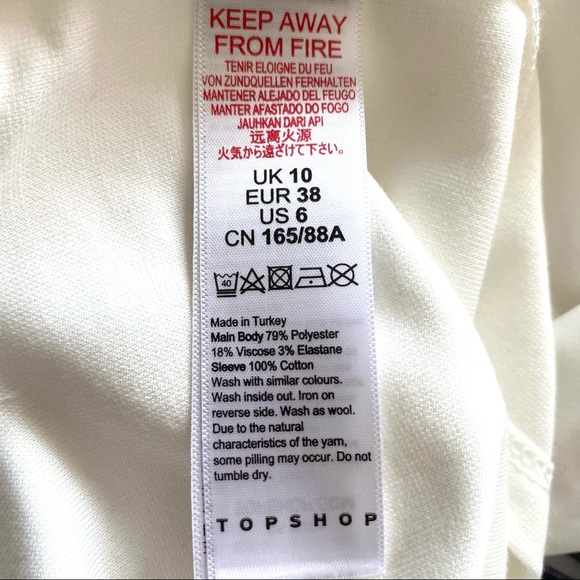 Topshop Mixed Stitch Balloon Sleeve Crop Sweater In Grey